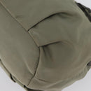 PRADA Shoulder Bag Nylon Leather Gold Light green Auth 170967-15
