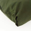 PRADA Tote Bag Nylon Khaki Silver Auth 170968-11