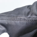 PRADA Hand Bag Nylon Black Gold Auth 170969-11