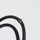 PRADA Hand Bag Nylon Black Gold Auth 170969-9