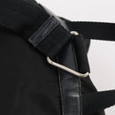 PRADA Backpack Nylon Black Silver Auth 170972-10