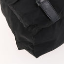 PRADA Backpack Nylon Black Silver Auth 170972-17