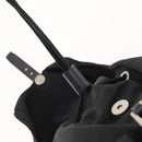 PRADA Backpack Nylon Black Silver Auth 170972-24