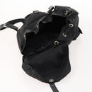PRADA Backpack Nylon Black Silver Auth 170972-25
