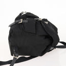 PRADA Backpack Nylon Black Silver Auth 170972-3