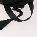 PRADA Backpack Nylon Black Silver Auth 170972-8