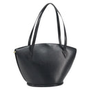 LOUIS VUITTON Epi Saint Jacques Shopping Bag Black M52262 LV Auth 170987-1