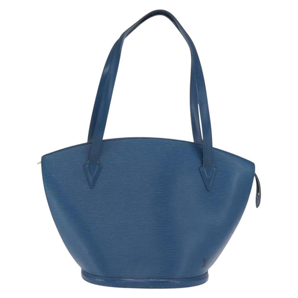 LOUIS VUITTON Epi Saint Jacques Shopping Shoulder Bag Blue M52275 LV Auth 170988