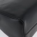 CELINE Cirkel Schoudertas Leer Zwart Goud Auth 170992-9