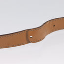 CELINE Macadam Canvas Shoulder Bag PVC Leather Brown Gold Auth 170993-8