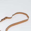 CELINE Macadam Canvas Shoulder Bag PVC Leather Brown Gold Auth 170993-14