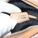 Christian Dior Shoulder Bag Coated Canvas Multicolor Silver Auth 170996-12