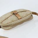 Christian Dior Honeycomb Canvas Shoulder Bag PVC Beige Gold Auth 170997-6