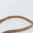 Christian Dior Honeycomb Canvas Shoulder Bag PVC Beige Gold Auth 170997-8