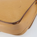LOUIS VUITTON Epi Cartouchiere MM Shoulder Bag Beige M52246 LV Auth 170998-12