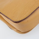 LOUIS VUITTON Epi Cartouchiere MM Shoulder Bag Beige M52246 LV Auth 170998-13