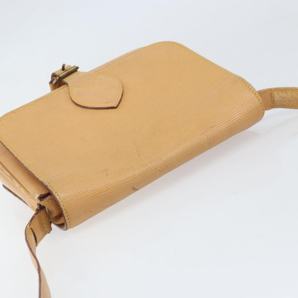 LOUIS VUITTON Epi Cartouchiere MM Shoulder Bag Beige M52246 LV Auth 170998