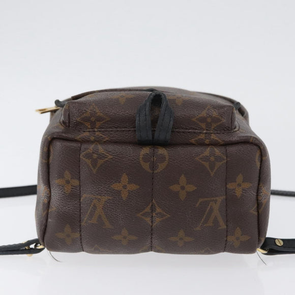 LOUIS VUITTON Monogram Palm Springs MINI Backpack M44873 LV Auth 171013