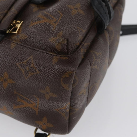 LOUIS VUITTON Monogram Palm Springs MINI Backpack M44873 LV Auth 171013