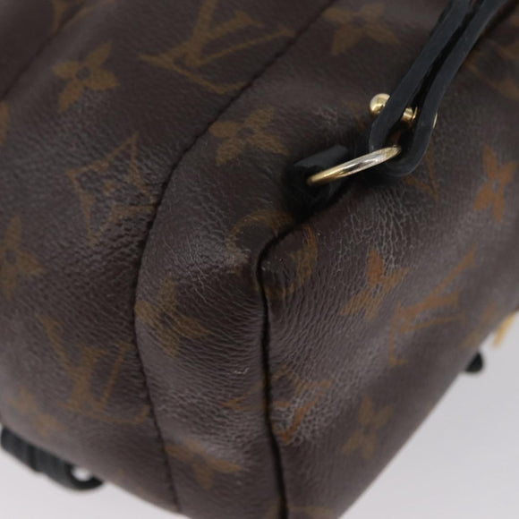 LOUIS VUITTON Monogram Palm Springs MINI Backpack M44873 LV Auth 171013