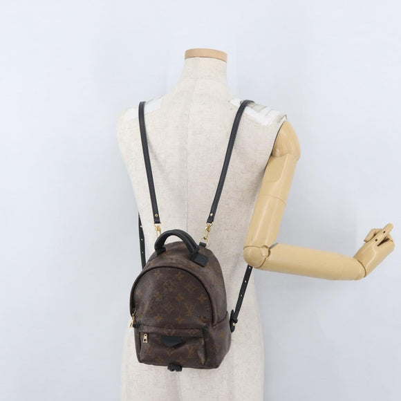 LOUIS VUITTON Monogram Palm Springs MINI Backpack M44873 LV Auth 171013