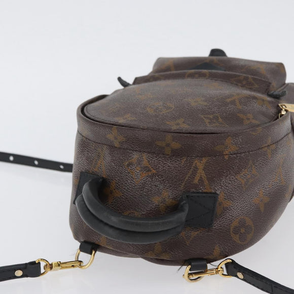LOUIS VUITTON Monogram Palm Springs MINI Backpack M44873 LV Auth 171013