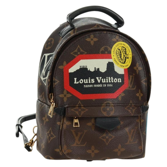 LOUIS VUITTON Monogram World Tour Palm Springs Shoulder Bag M42971 Auth 171014V