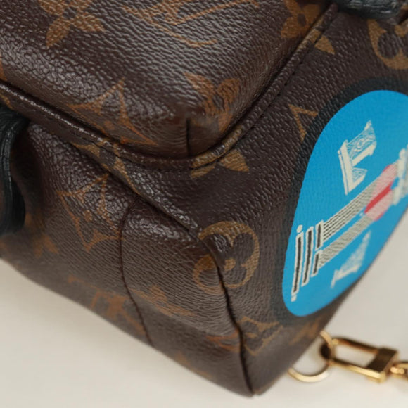 LOUIS VUITTON Monogram World Tour Palm Springs Shoulder Bag M42971 Auth 171014V