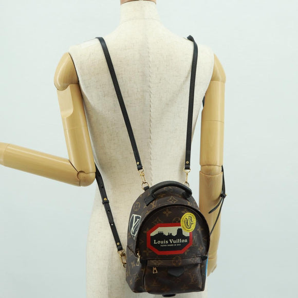 LOUIS VUITTON Monogram World Tour Palm Springs Shoulder Bag M42971 Auth 171014V