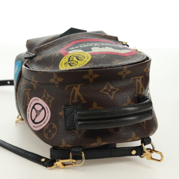 LOUIS VUITTON Monogram World Tour Palm Springs Shoulder Bag M42971 Auth 171014V