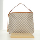 LOUIS VUITTON Damier Azur Delightful MM Shoulder Bag N41448 LV Auth 171015V-12