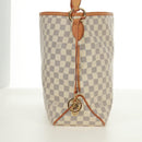 LOUIS VUITTON Damier Azur Delightful MM Shoulder Bag N41448 LV Auth 171015V-4