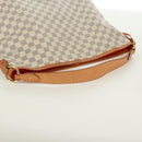 LOUIS VUITTON Damier Azur Delightful MM Shoulder Bag N41448 LV Auth 171015V-7