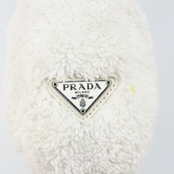 PRADA Handtasche aus Frottee in Weiß, Original 171022