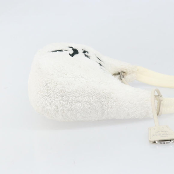 PRADA Handtasche aus Frottee in Weiß, Original 171022