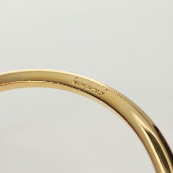 Salvatore Ferragamo Handtas Leer Wit Goud Auth 171023A