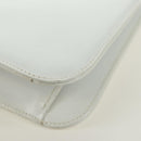 Salvatore Ferragamo Handtas Leer Wit Goud Auth 171023A-17
