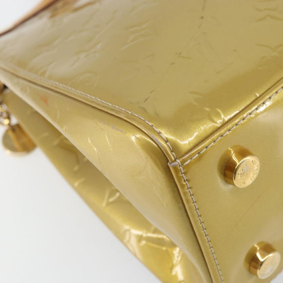 LOUIS VUITTON Monogram Vernis Blair MM Hand Bag Noisette LV Auth 171025