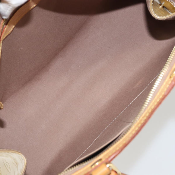 LOUIS VUITTON Monogram Vernis Blair MM Hand Bag Noisette LV Auth 171025