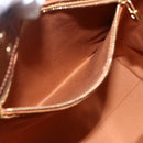 LOUIS VUITTON Monogram Vernis Reade MM Hand Bag Bronze M91143 LV Auth 171026-19