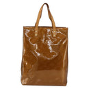 LOUIS VUITTON Monogram Vernis Reade MM Hand Bag Bronze M91143 LV Auth 171026-2