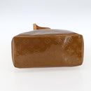 LOUIS VUITTON Monogram Vernis Reade MM Hand Bag Bronze M91143 LV Auth 171026-9