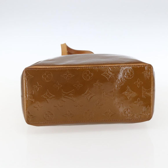 LOUIS VUITTON Monogram Vernis Reade MM Hand Bag Bronze M91143 LV Auth 171026