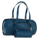 LOUIS VUITTON Epi Soufflot Hand Bag Blue M52225 LV Auth 171028V-1