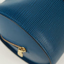 LOUIS VUITTON Epi Soufflot Hand Bag Blue M52225 LV Auth 171028V-9
