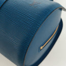 LOUIS VUITTON Epi Soufflot Hand Bag Blue M52225 LV Auth 171028V-14