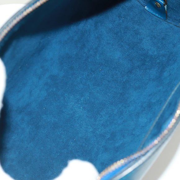 LOUIS VUITTON Epi Soufflot Hand Bag Blue M52225 LV Auth 171028V