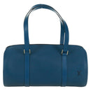LOUIS VUITTON Epi Soufflot Hand Bag Blue M52225 LV Auth 171028V-13