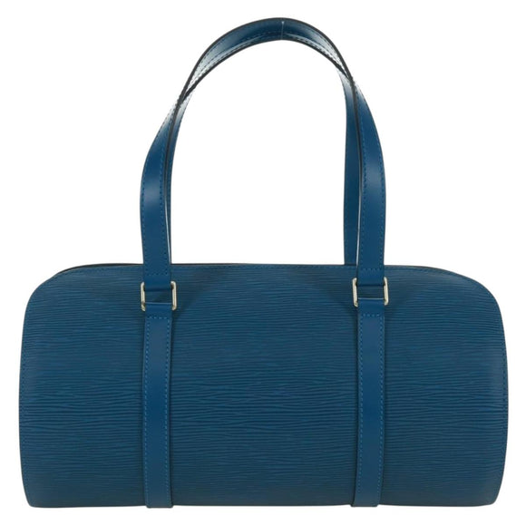 LOUIS VUITTON Epi Soufflot Hand Bag Blue M52225 LV Auth 171028V