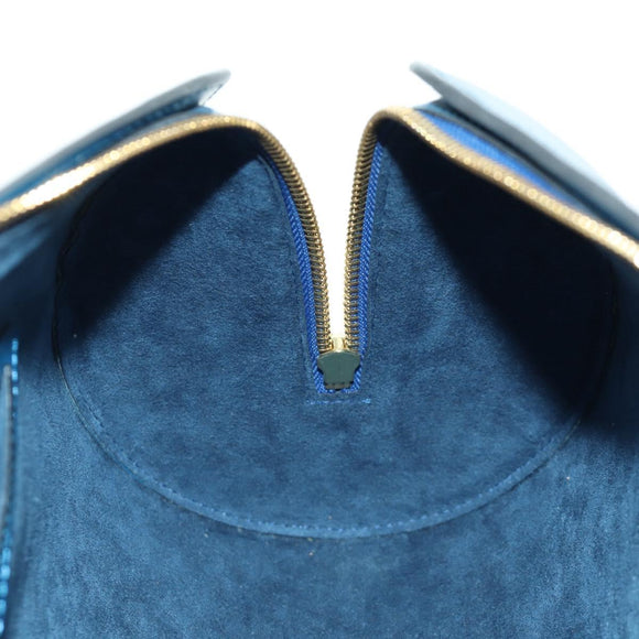 LOUIS VUITTON Epi Soufflot Hand Bag Blue M52225 LV Auth 171029A